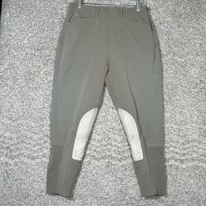 Ariat Pro Series Riding Pants Women 32R Brown Equestrian Breeches Stretch
